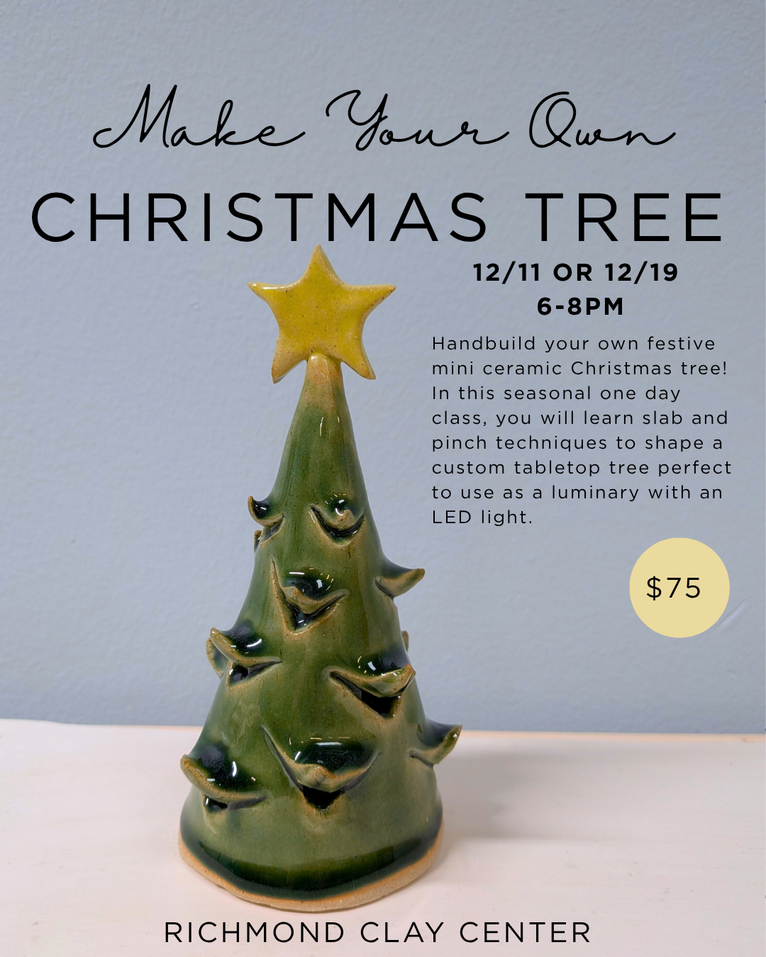 One Day Class: Xmas Tree (12/19)