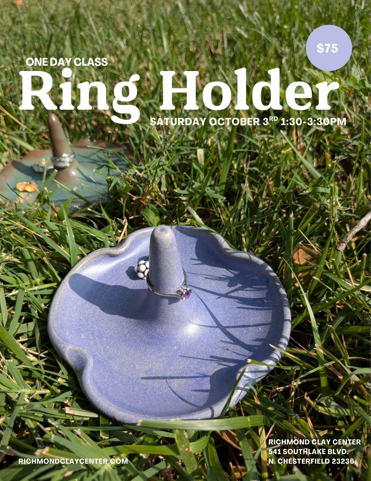 One Day Class: Ring Holders (10/3)