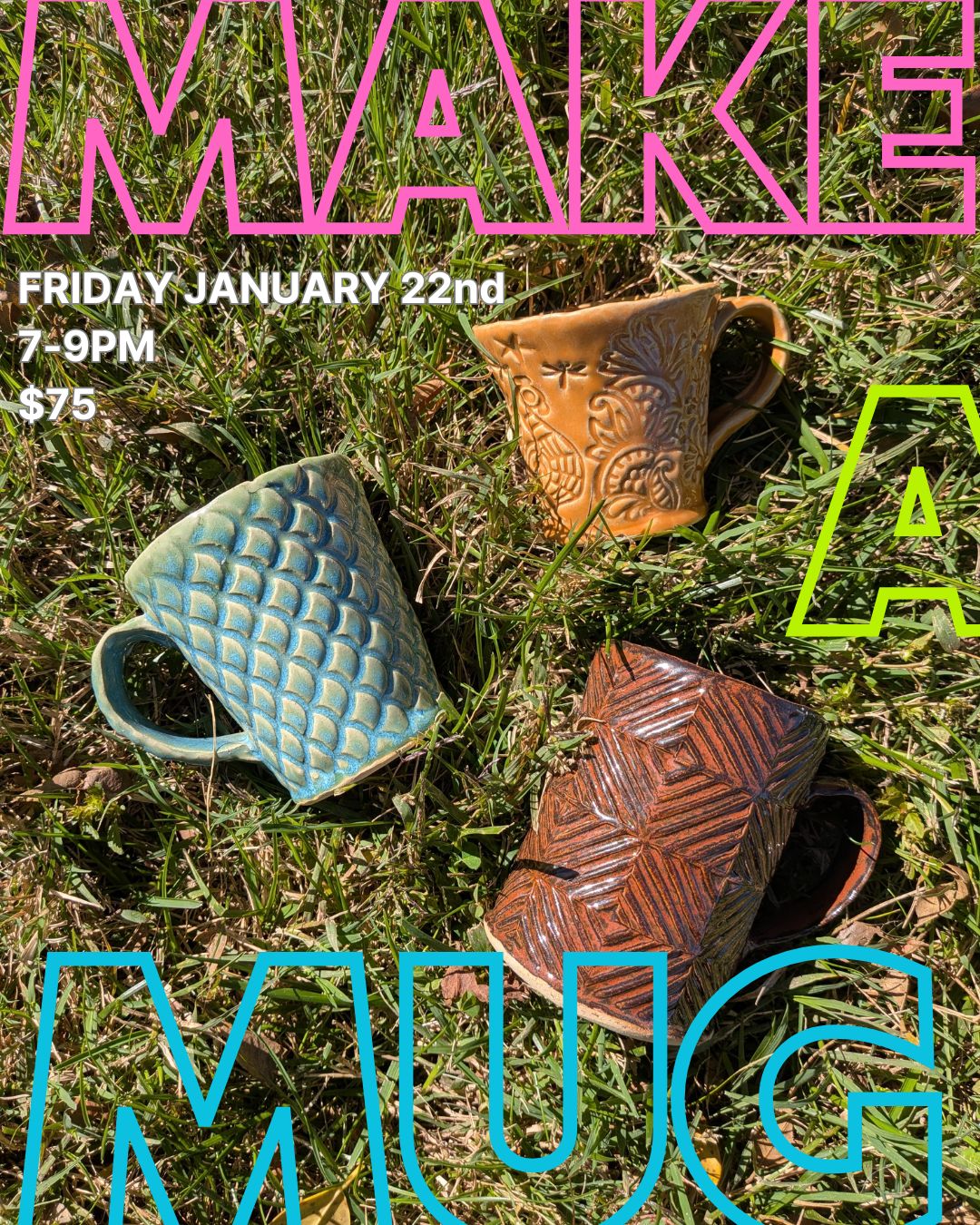 One Day Class: Make a Mug (1/22)