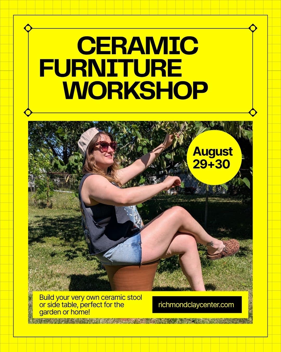 Two-Day Workshop: Ceramic Furniture (8/29-8/30) 10am-4pm